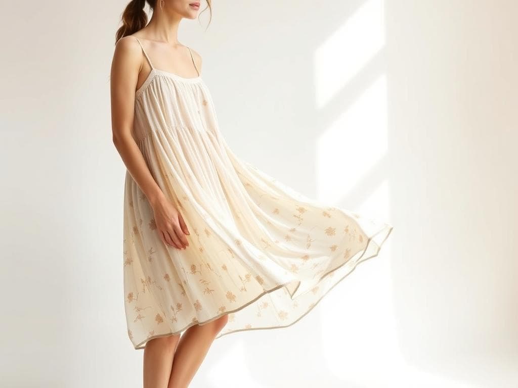 Baumwollstoffe Sommerkleid