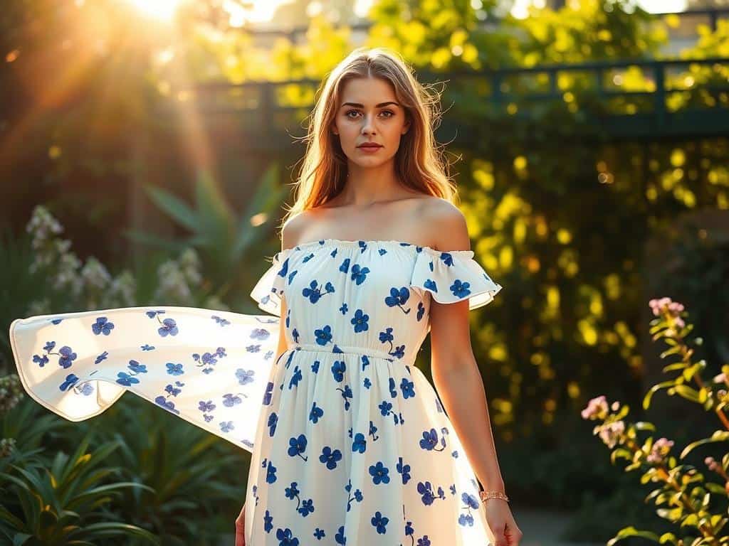 Sommerkleid mit Blumenmuster