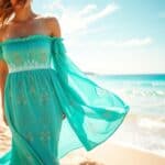 Strandkleid türkis – Trendy & luftiger Meereslook