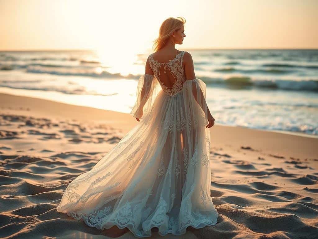 archaic koristrandkleid