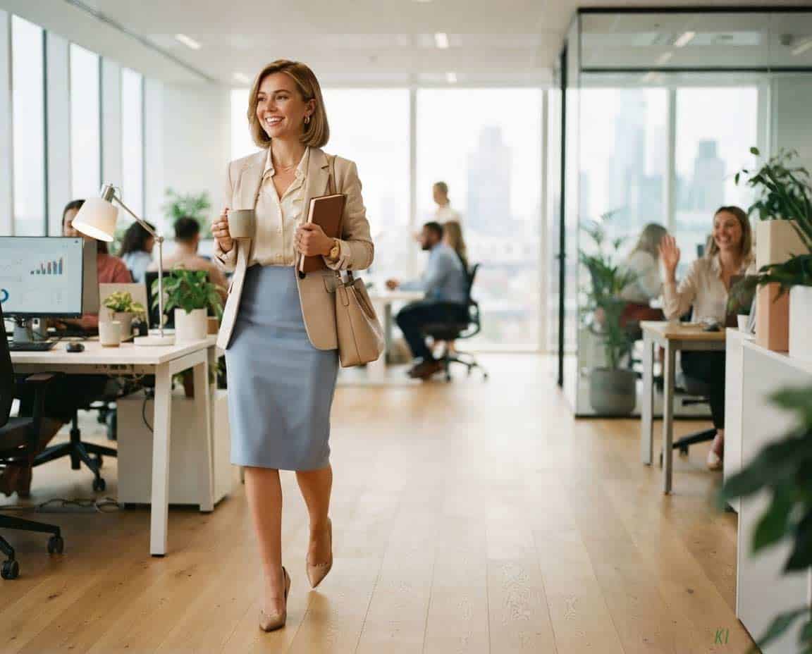 Femininer Kleidungsstil im Büro Femininer Kleidungsstil im Büro