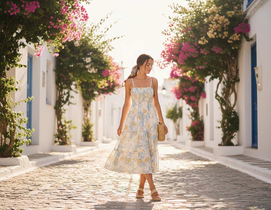 Du betrachtest gerade Sommerkleid mit Träger: Stylische Outfits für Damen
