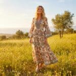 Boho Maxikleid langarm – Ihr femininer Look mit Freiheit