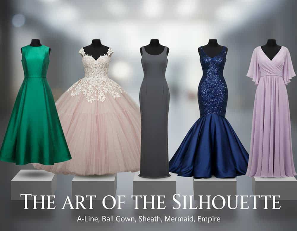 Beliebte Schnittformen bei Kleidern