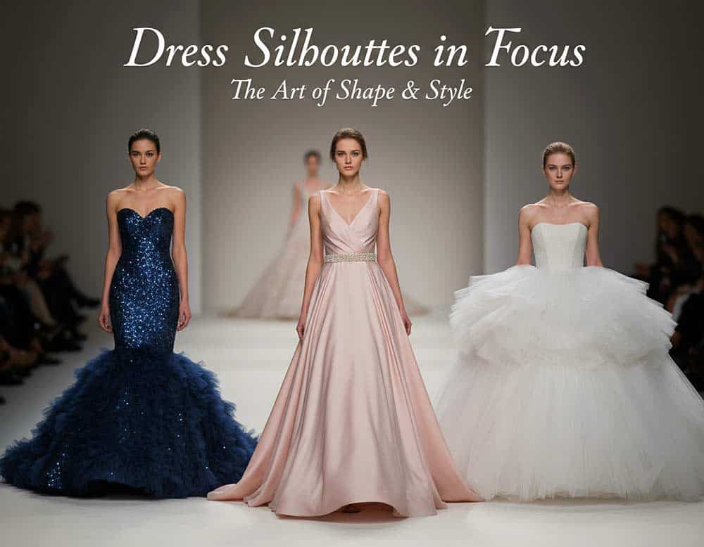 Festliche Kleiderschnittformen