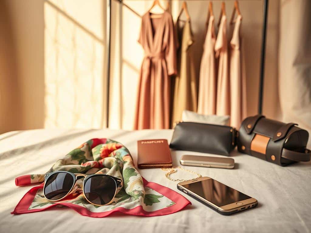 Accessoires für Reisekleider