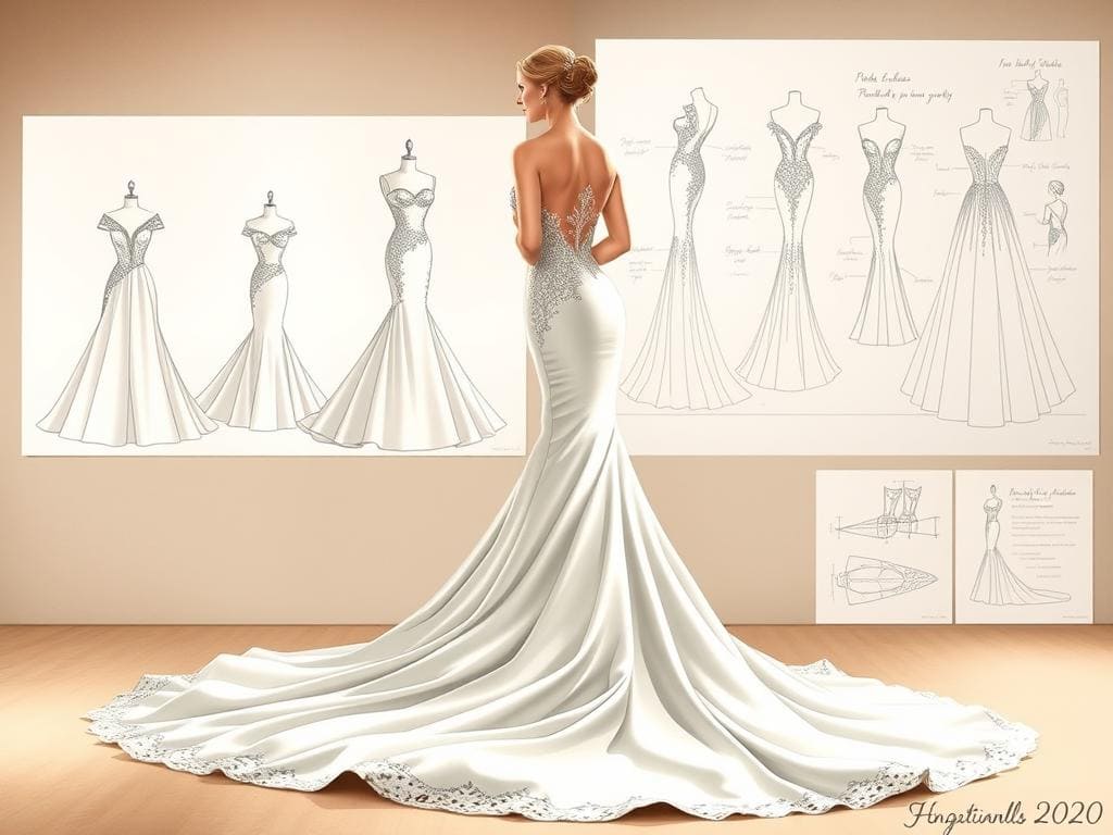 Historische Entwicklung Meerjungfrau Brautkleid