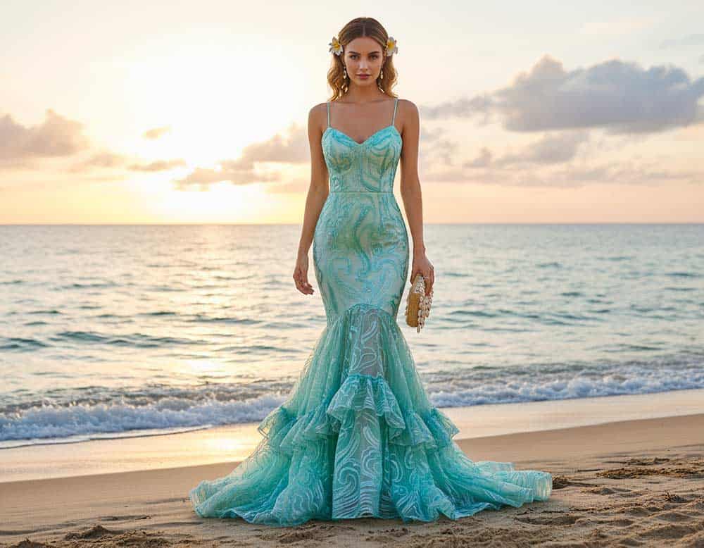 Du betrachtest gerade Wie der Meerjungfrau-Schnitt Spannung formt – Vom Knie abwärts zur Dramatik