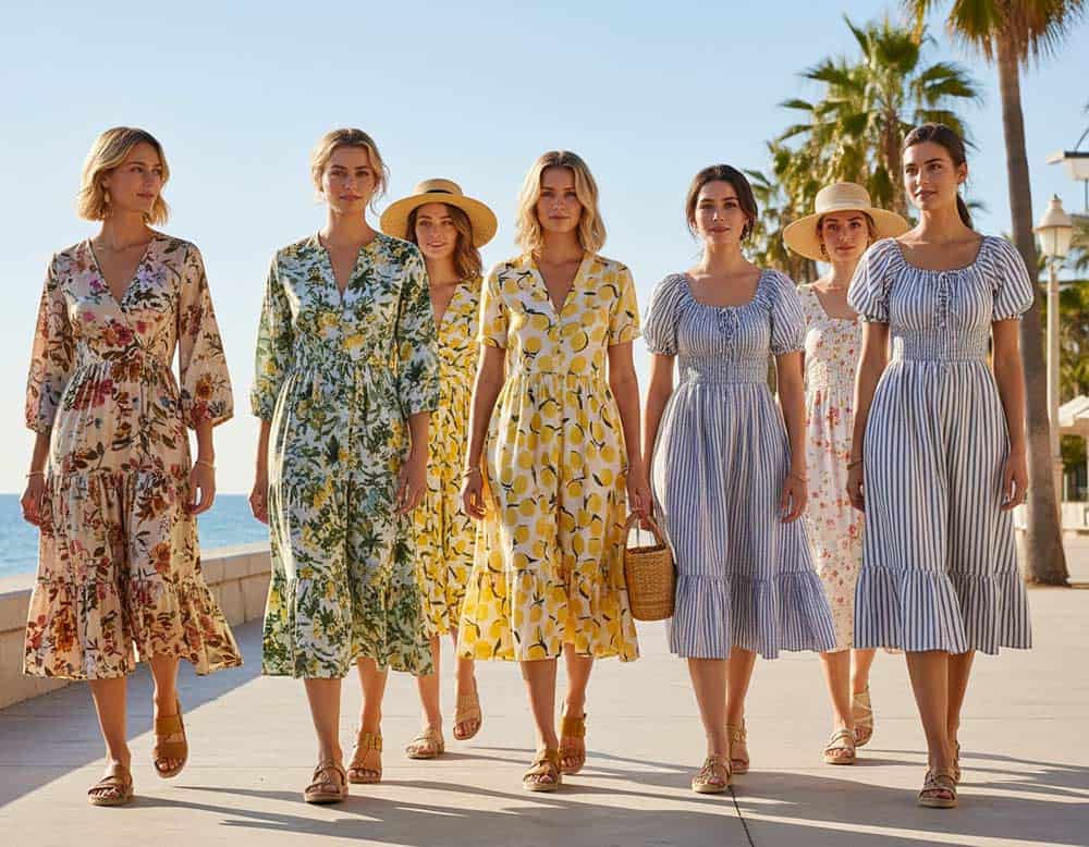 Wie der Midi-Schnitt das Sommerkleid neu definiert Wie der Midi-Schnitt das Sommerkleid neu definiert