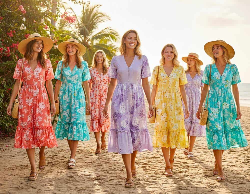 Der Midi-Schnitt: Die harmonische Mitte für moderne Sommerkleider Der Midi-Schnitt: Die harmonische Mitte für moderne Sommerkleider