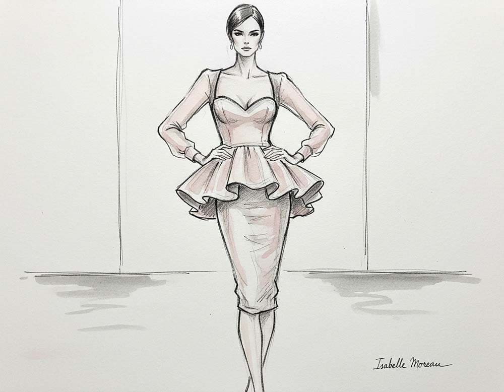 Du betrachtest gerade Peplum-Schnitt: Wie das Schößchen beim Peplum-Kleid neue Akzente setzt