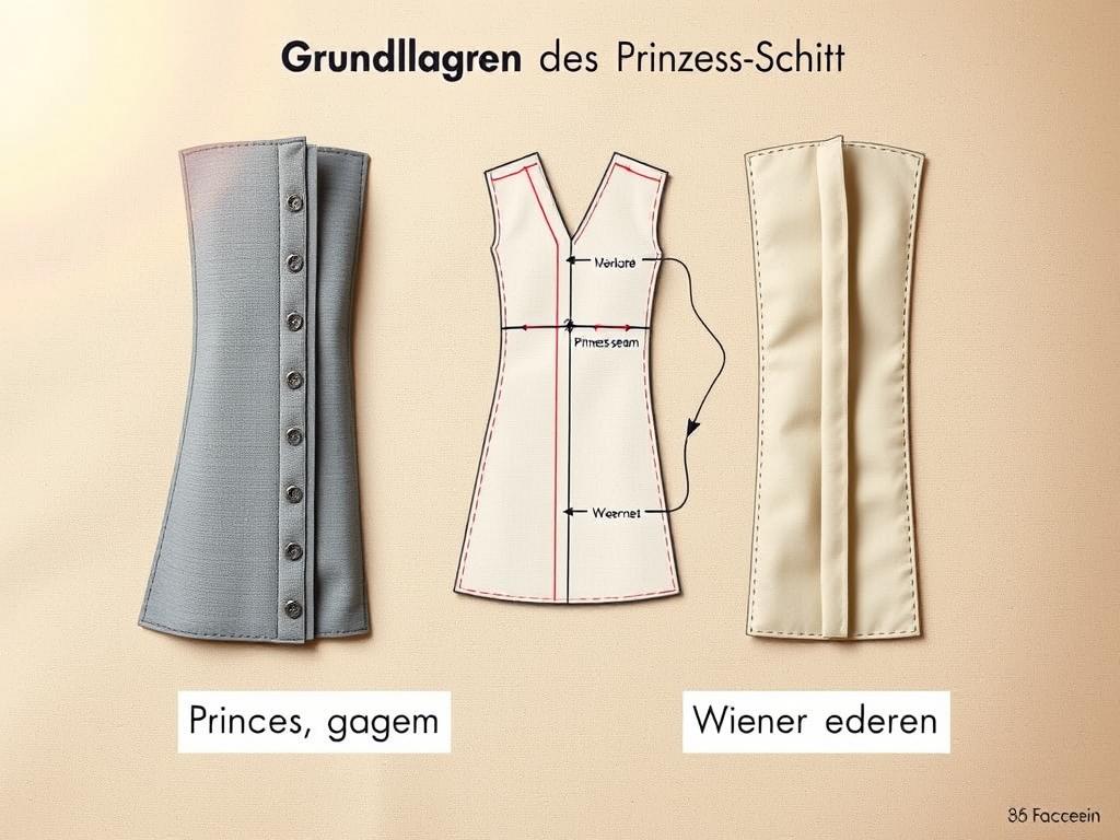Prinzessnaht Wiener Naht Vergleich Schnitt