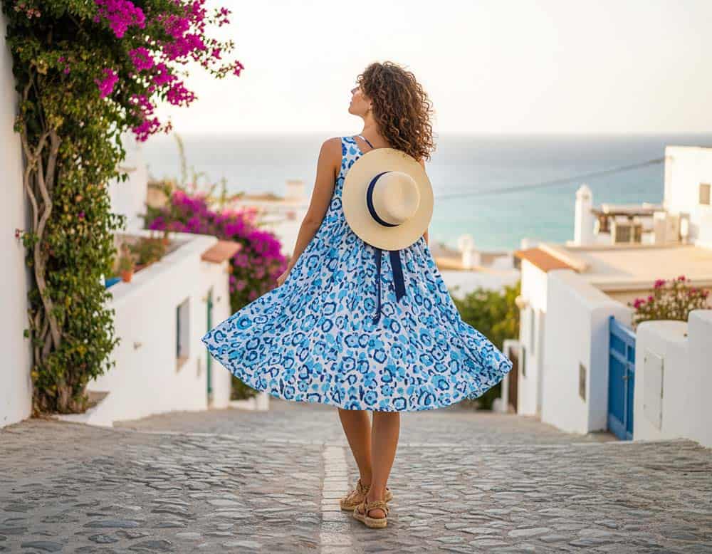 Sommerkleid im Trapez-Schnitt