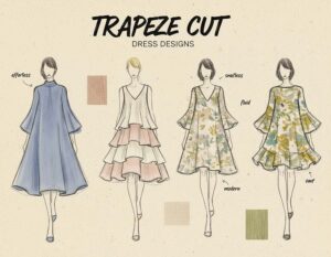 Mehr über den Artikel erfahren Trapez-Schnitt bei Kleidern – Bewegung und Balance