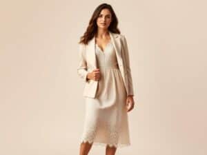 Mehr über den Artikel erfahren Welche Jacke zum Spitzenkleid?