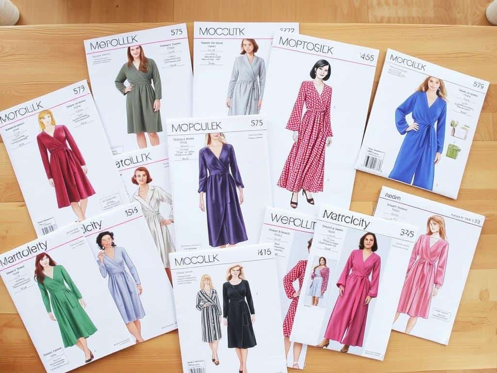 Wickelkleid Schnittmuster Auswahl Wickelkleid Schnittmuster Auswahl