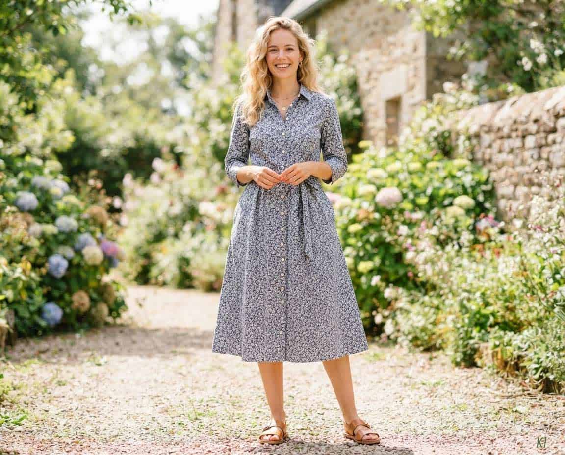 Hemdblusenkleid für Damen für den Sommer Hemdblusenkleid für Damen für den Sommer