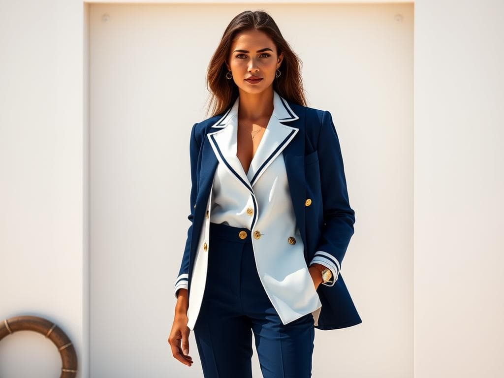 Farben Marine-Look Damen