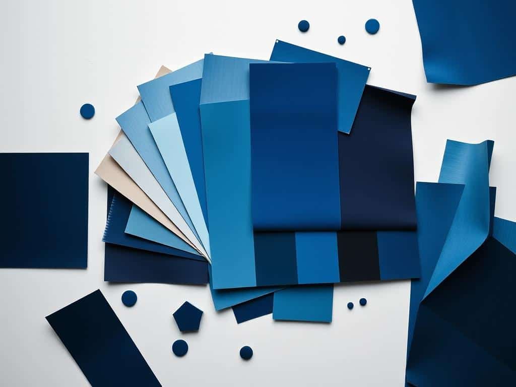 Farbtypen und dunkelblaue Nuancen Farbtypen und dunkelblaue Nuancen