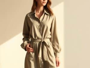 Mehr über den Artikel erfahren Hemdblusenkleid stylen