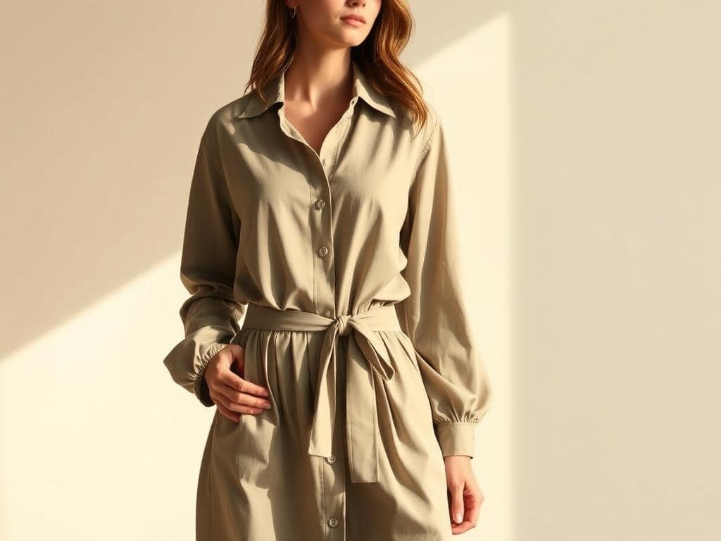 Du betrachtest gerade Hemdblusenkleid stylen