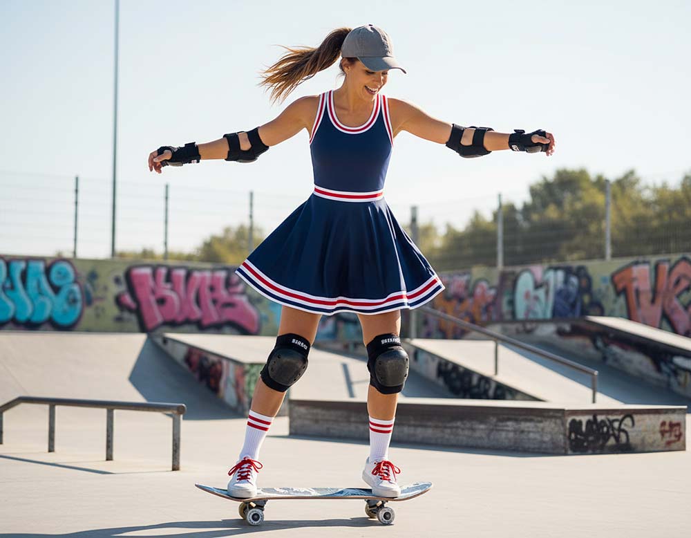 Skaterkleid beim Sport