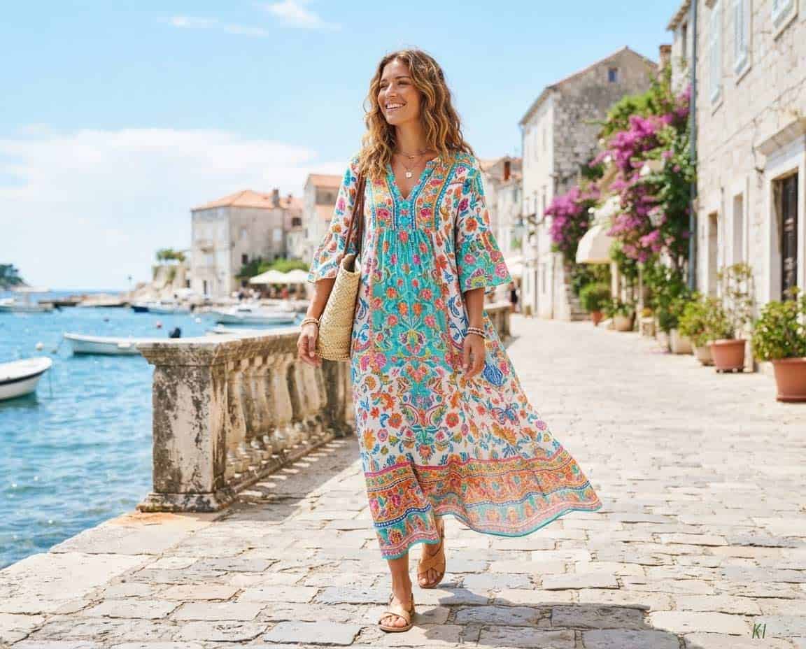 Luftiges Maxikleid für den Sommer