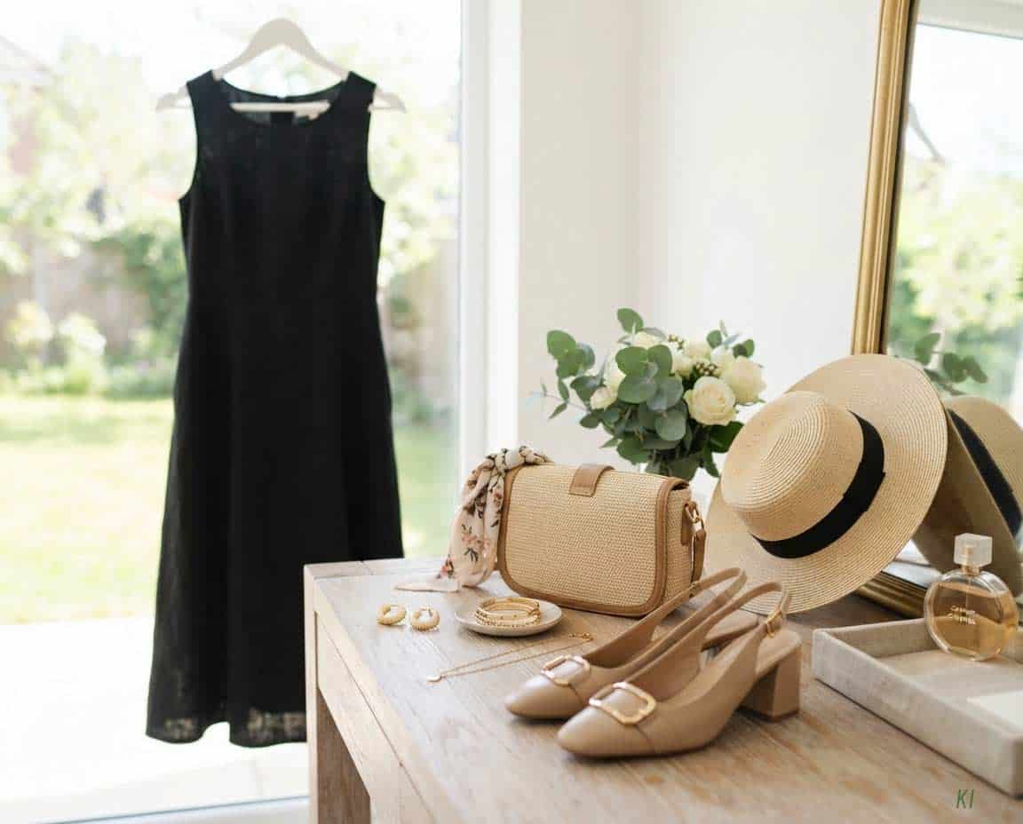 Schwarzes Kleid und Dinge, die man dazu tragen kann Schwarzes Kleid und Dinge, die man dazu tragen kann