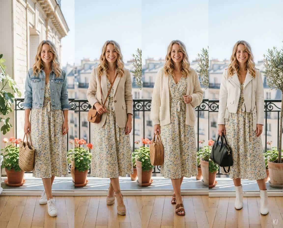 Sommerkleid Jacke passend zum Sommerkleid