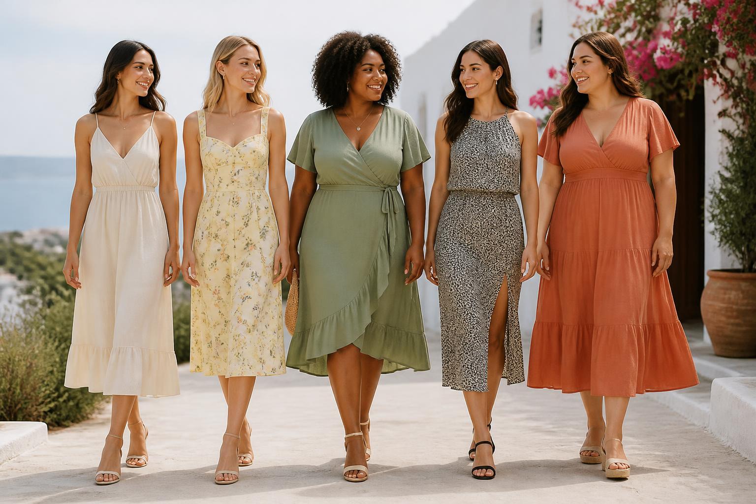 Du betrachtest gerade Welches Sommerkleid passt zu welcher Figur? Schnitte, Passformen und Stylingtipps