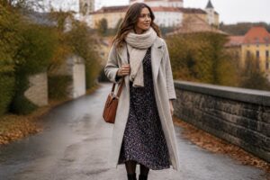 Mehr über den Artikel erfahren Sommerkleid im Winter tragen: So stylst du dein Lieblingskleid auch bei Kälte